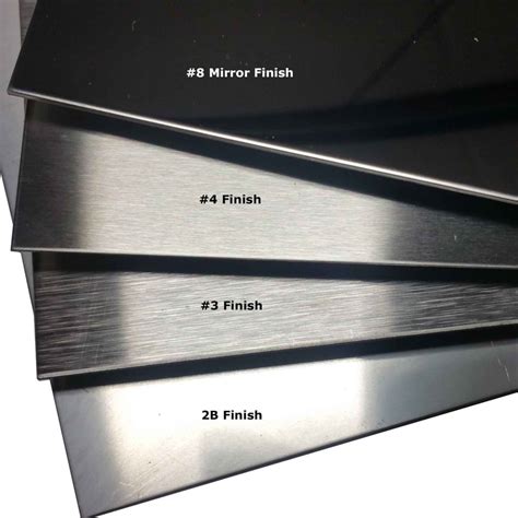 types of finishes for steel